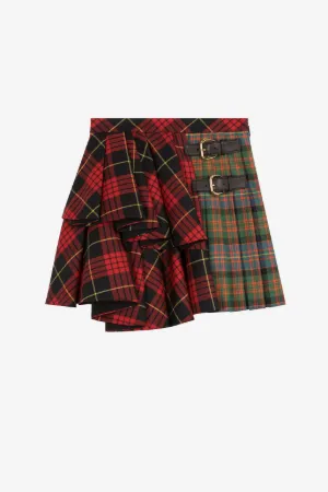 Mini-jupe en tartan