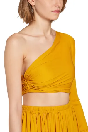 Mini-robe à découpe asymétrique