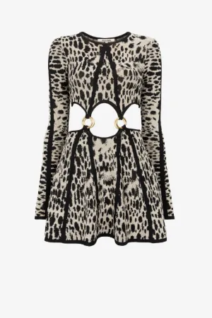 Mini-robe à motif Murena en jacquard