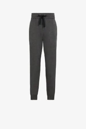Mirror Snake-Appliqué Sweatpants
