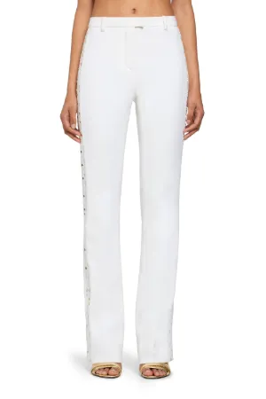 snake flared trousers