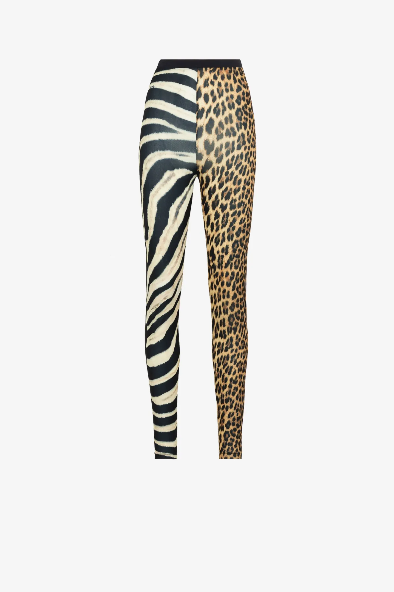 mix animal-print leggings | Roberto 