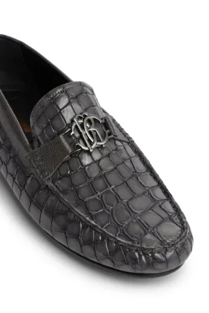 Mocassini con stampa Coccodrillo -Sito ufficiale di Roberto Cavalli®