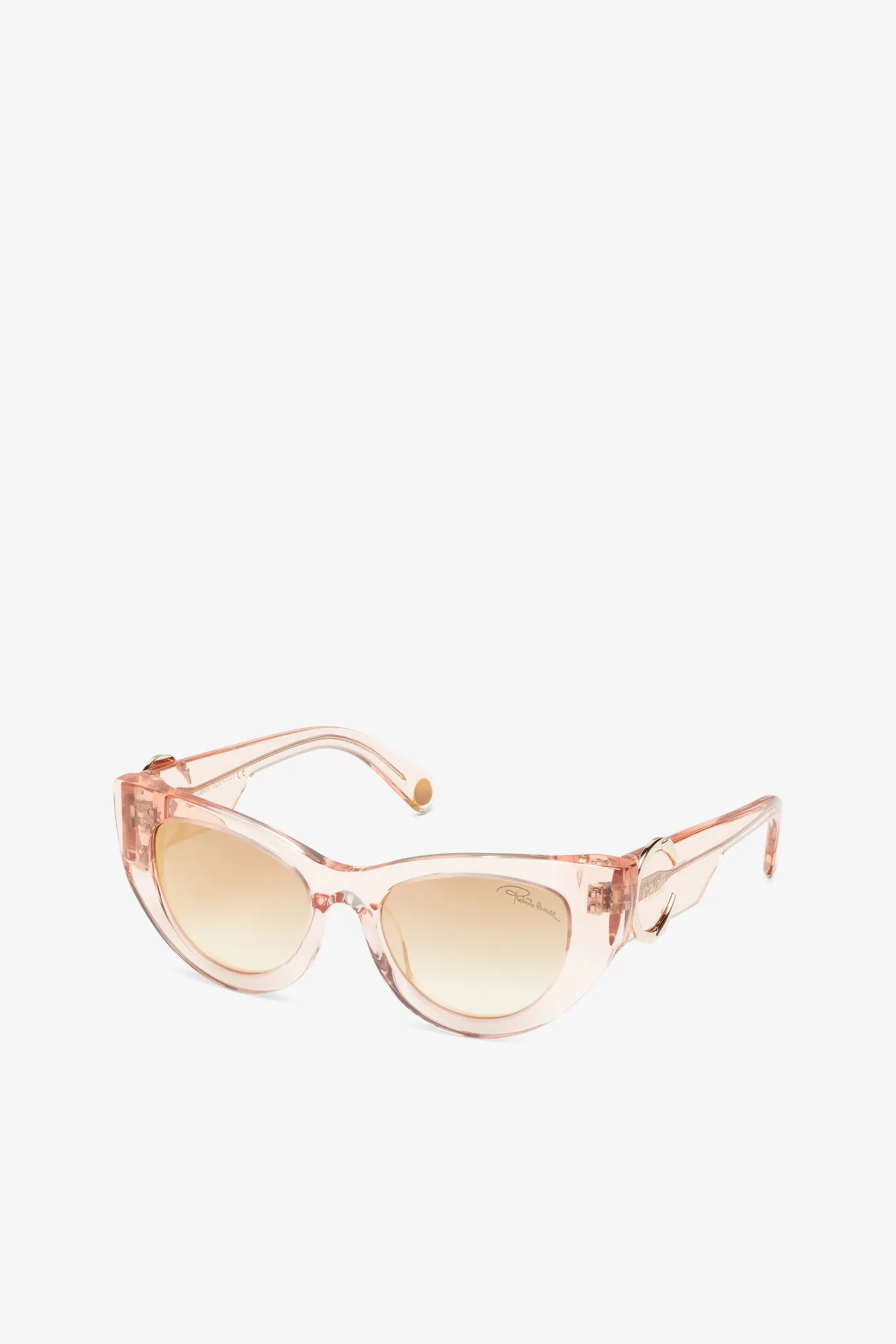 Occhiali da sole cat-eye con logo C -Sito ufficiale di Roberto Cavalli®