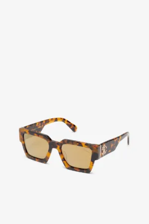 Occhiali da sole squadrati con Monogram RC