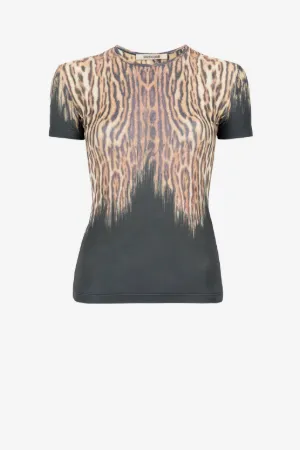 Ocelot-Print T-Shirt