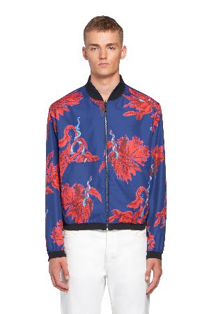 floral letterman jacket