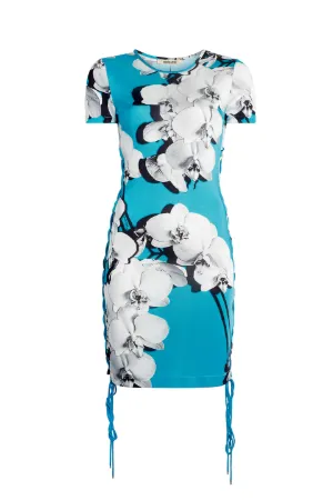 Orchid Print Dress