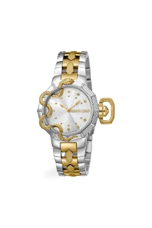 OROLOGIO CON SERPENTE E BRACCIALE -Sito ufficiale di Roberto Cavalli®