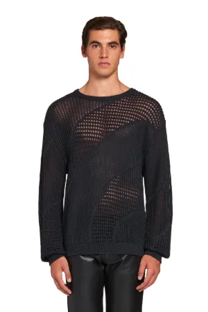 men's intarsia sweater