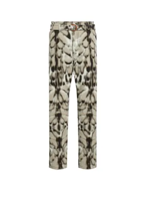 Pantalon à imprimé Blurred Lynx