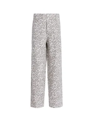 Pantalon à motif Leopard Polka Dot