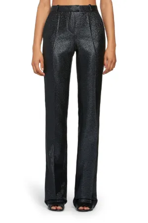 Pantalon à motif Mirror Snake brodé
