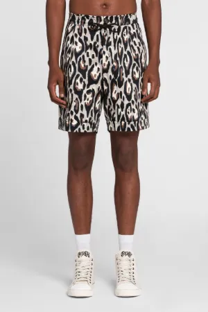 Pantalón corto de algodón con estampado Jaguar