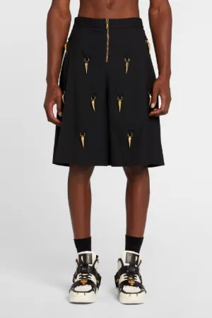 Pantalón corto plisado Tiger Tooth