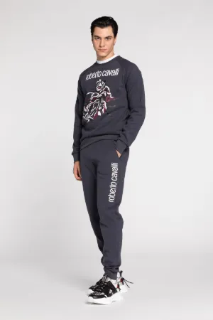 Pantalon de survêtement à logo imprimé