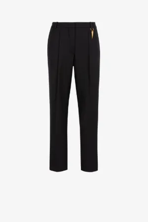 Pantalon droit 7/8 à ornement Tiger Tooth