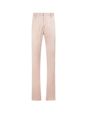 pantalon droit à effet froissé