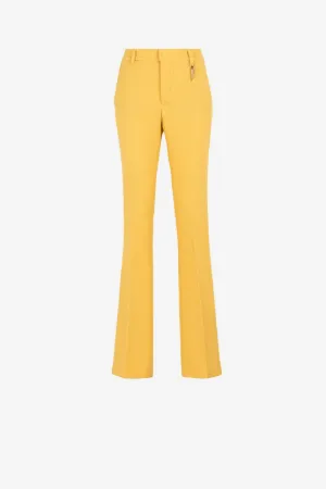 Pantalon évasé à ornement Tiger Tooth