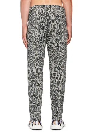 pantalones con motivo Micro Jaguar en jacquard