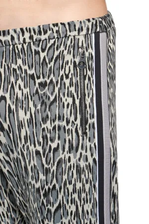 pantalones con motivo Micro Jaguar en jacquard