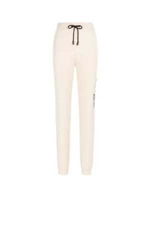 pantalones de chándal con logo en relieve
