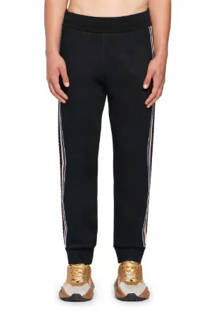 pantalones de chándal negros con rayas laterales - Tienda Online Oficial de  Roberto Cavalli®
