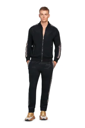 pantalones de chándal negros con rayas laterales - Tienda Online Oficial de  Roberto Cavalli®