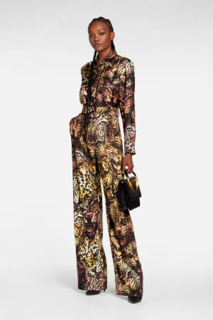Pantalones de pierna ancha con estampado Queen of Arizona