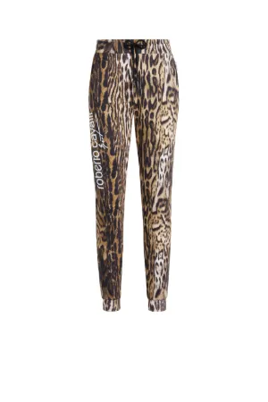 Pantalones deportivos con estampado de ocelotes