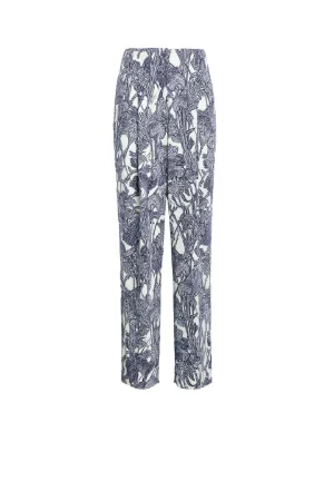 pantalones rectos con estampado Iris