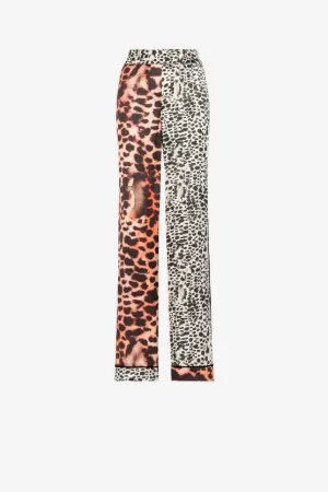 Pantaloni a gamba dritta con stampa Murena