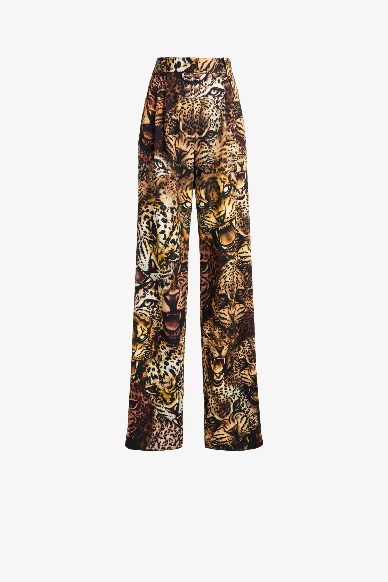 Pantaloni palazzo con stampa Queen of Arizona -Sito ufficiale di Roberto  Cavalli®