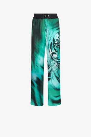 Pantaloni sportivi con stampa Tiger