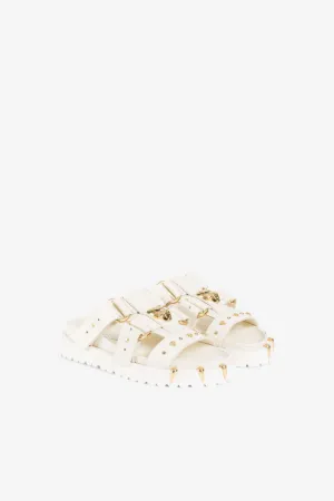 Panther Head Chunky Sandals