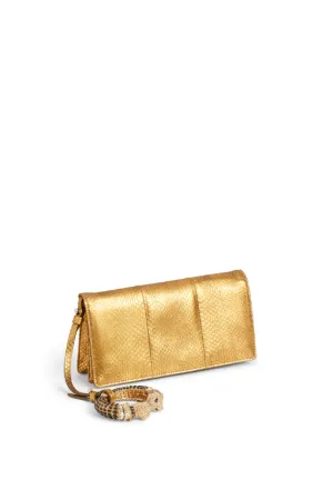 Pochette in pelle di serpente con bracciale gioiello -Sito ufficiale di  Roberto Cavalli®