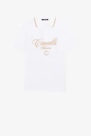 Polo de algodón con logo bordado