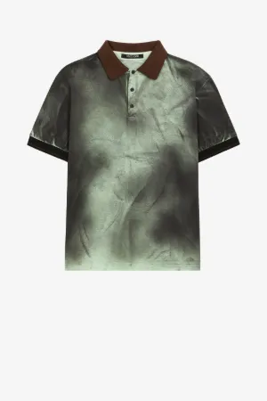 Polohemd mit Logoprint
