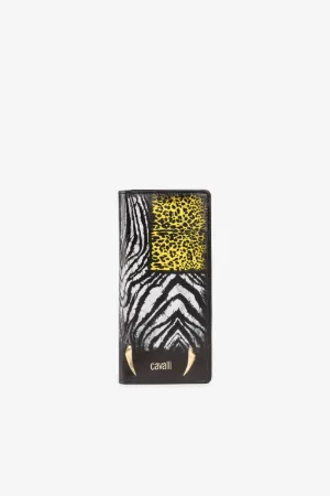 Portafoglio con stampa Animalier Patchwork