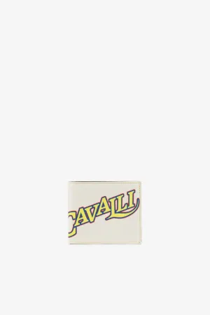 Portefeuille à imprimés logo et rayures