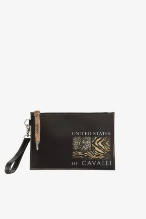 Pouch con stampa Animalier Patchwork