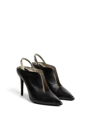 slingback ankle boots