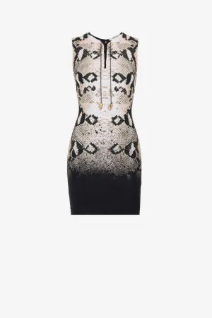 Python-Print-Minikleid zum Schnüren