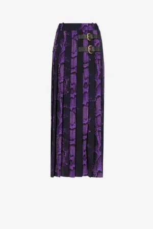 Python-Print Pleated Skirt