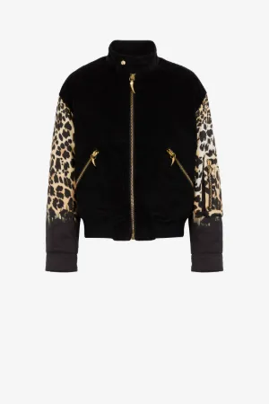 Queen Of Sicily-Print Bomber Jacket