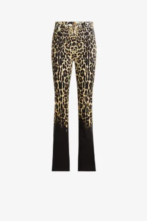 Queen Of Sicily-Print Straight-Leg Jeans