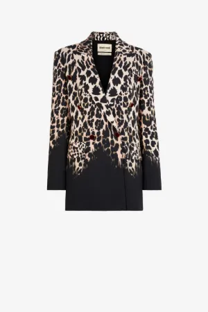 Queen Of Sicily-Print Zweireiher-Blazer