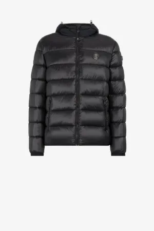RC Monogram-Appliqué Hooded Jacket
