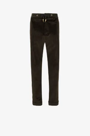 RC Monogram Crest-Appliqué Trousers