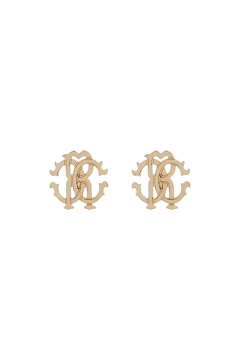Rc Monogram Earrings Roberto Cavalli Robertocavalli Rc Monogram Earrings